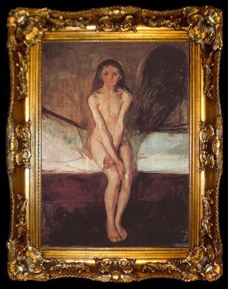 framed  Edvard Munch Pubescent, ta009-2